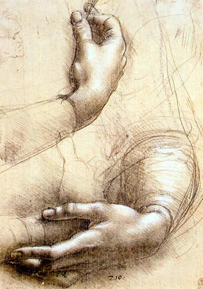 Female Hands Leonardo da Vinci